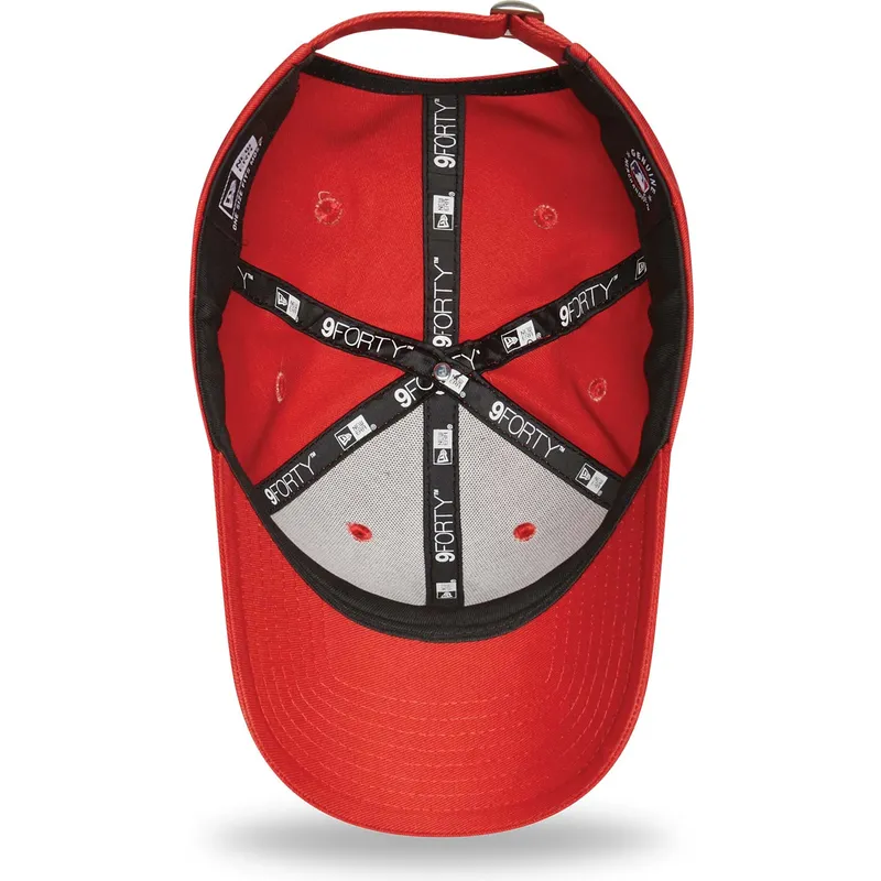 mutzen-gebogen-rot-verstellbares-band-9forty-seasonal-infill-der-new-york-yankees-mlb-von-new-era