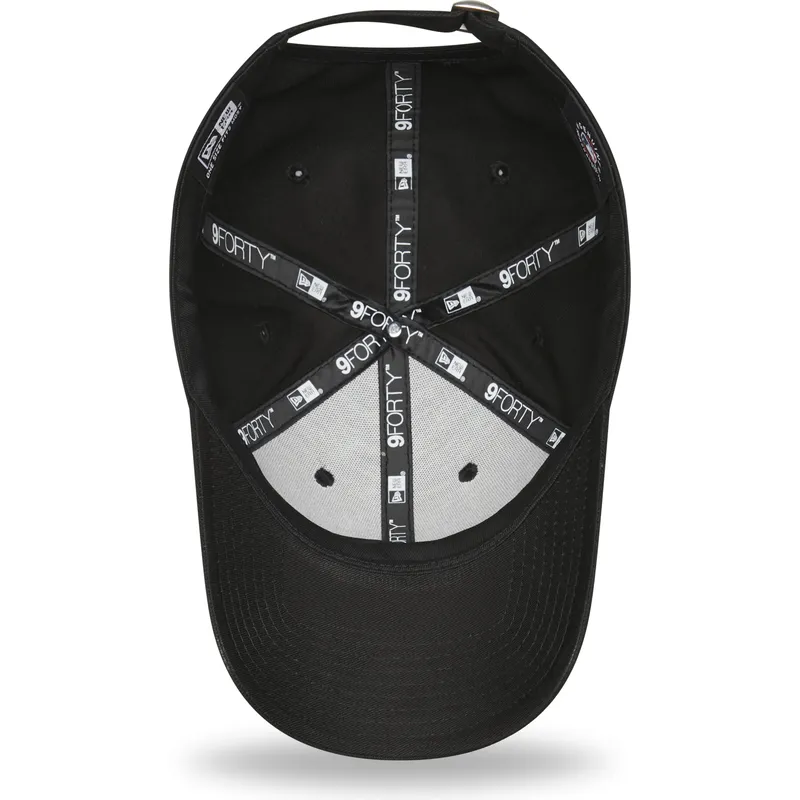 mutzen-gebogen-schwarz-verstellbares-band-marron-9forty-league-essential-der-chicago-white-sox-mlb-von-new-era