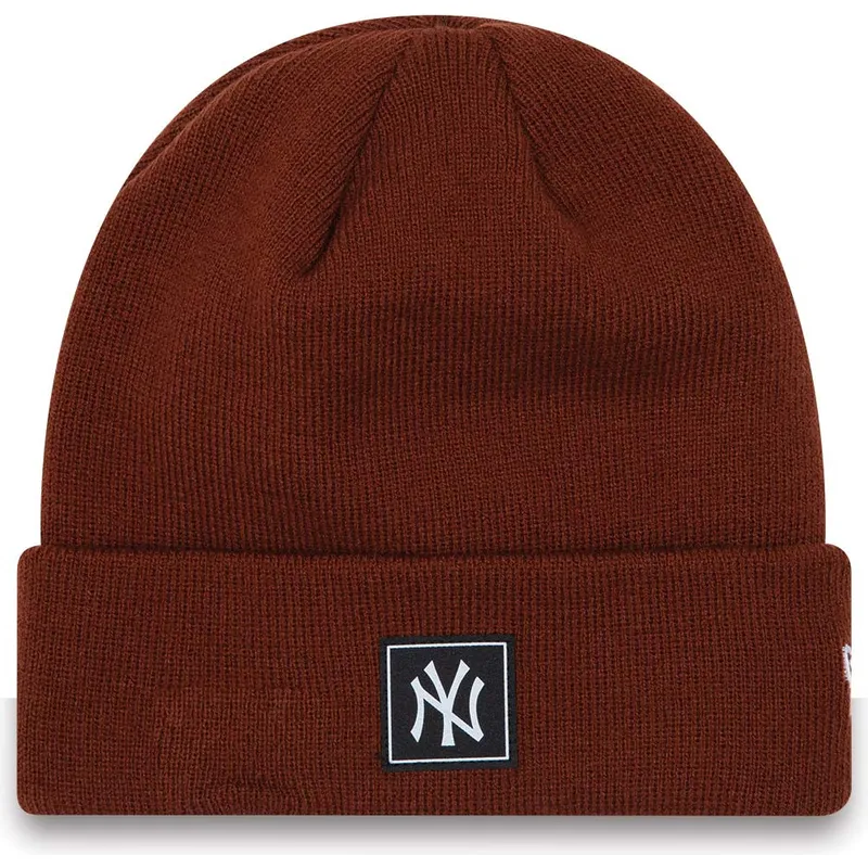 dunkelbraune-team-cuff-mutze-der-new-york-yankees-mlb-von-new-era