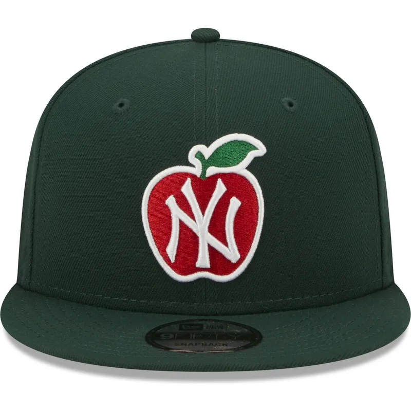 mutzen-flach-grun-snapback-9fifty-ny-apple-der-new-york-yankees-mlb-von-new-era