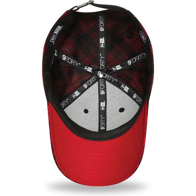 mutzen-gebogen-rot-verstellbares-band-negro-9forty-plaid-der-boston-red-sox-mlb-von-new-era