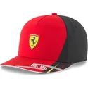 mutzen-gebogen-rot-snapback-sf-carlos-sainz-der-ferrari-formula-1-von-puma