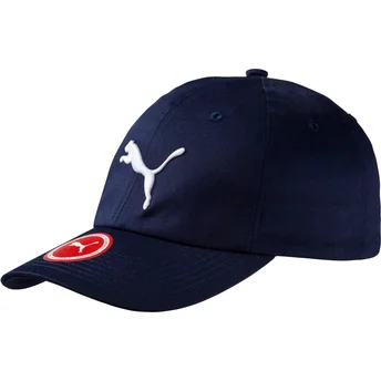 Gorra curva azul marino ajustable Essentials de Puma