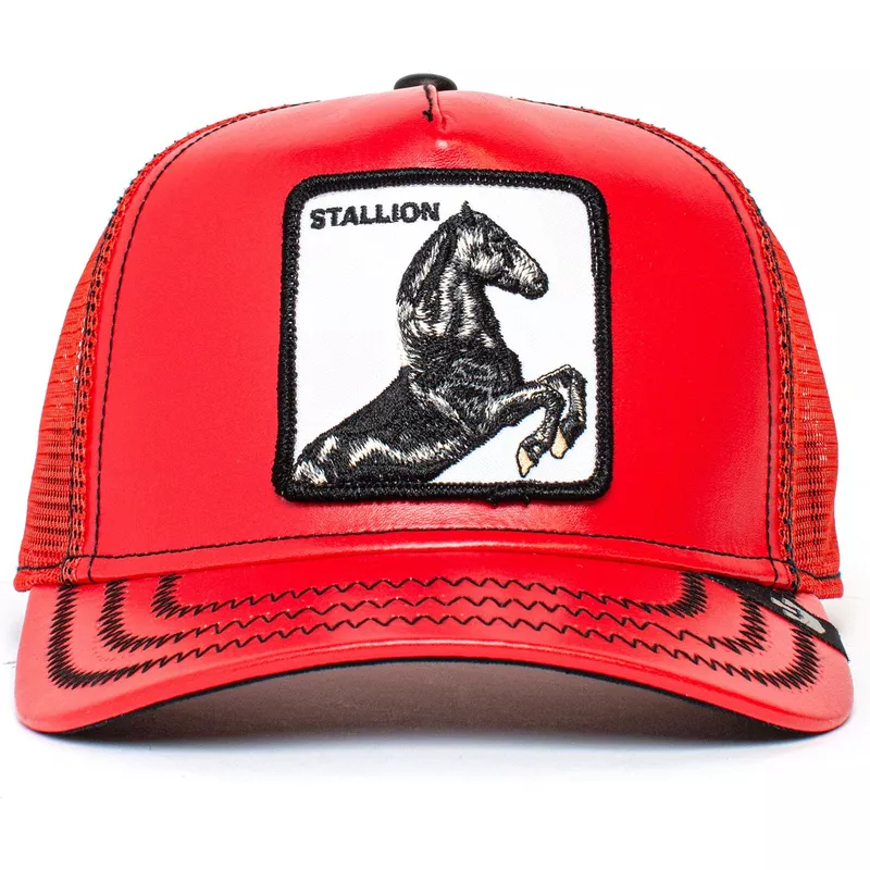 Hat Cherry Mustang Stallion Red Farm The Bros. Trucker Goorin Horse