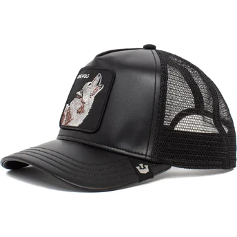 casquette-trucker-noire-loup-lone-wolf-pack-boss-the-farm-goorin-bros