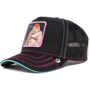 gorra-trucker-negra-y-rosa-gorila-boss-barrel-boss-the-farm-de-goorin-bros