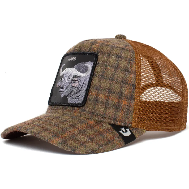 braune-trucker-kappe-buffel-hard-hardwood-the-farm-von-goorin-bros