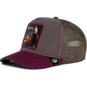 goorin-bros-the-farm-fearless-true-true-dobermann-hund-grau-bordeauxfarbene-trucker-kappe