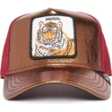 gorra-trucker-naranja-y-roja-tigre-spotlight-metallic-the-farm-de-goorin-bros