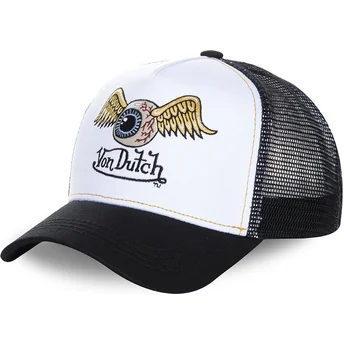 Von Dutch WHI White and Black Trucker Hat