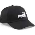 cappellino-nero-curvo-regolabile-essentials-di-puma