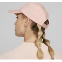 gebogene-rosa-verstellbare-kappe-essentials-cat-logo-von-puma