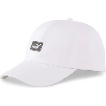 Cappello curvo bianco regolabile Essentials III di Puma
