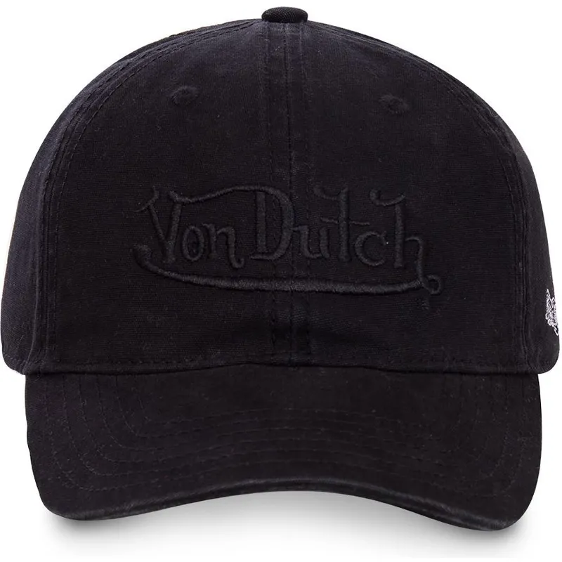 cappellino-curvo-nero-regolabile-forestn-di-von-dutch