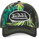 czarna-i-zielona-czapka-trucker-ahig-aop-od-von-dutch