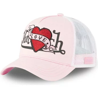 Von Dutch Love LOVU LP Pink Trucker Hat