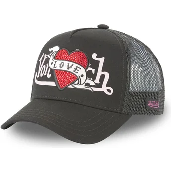 Svart trucker-keps Love LOVU NR från Von Dutch