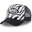 von-dutch-poil1-schwarze-und-weisse-trucker-kappe