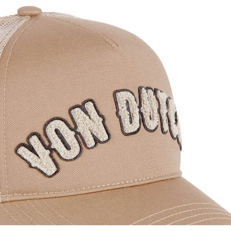 cappellino-trucker-beige-buckl-be-di-von-dutch