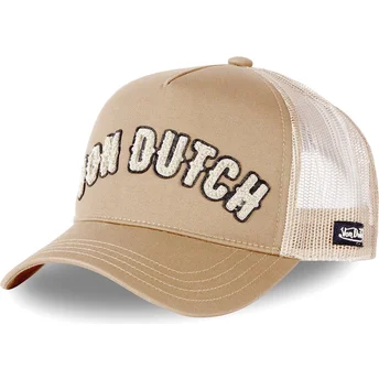 Cappellino trucker marrone BUCKL M di Von Dutch
