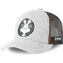 cappellino-trucker-grigio-in-sherpa-bugs-bunny-fur1-bug1-looney-tunes-di-capslab