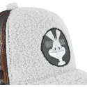 casquette-trucker-grise-peau-mouton-bugs-bunny-fur1-bug1-looney-tunes-capslab