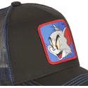 mutzen-gebogen-schwarz-snapback-tom-looney-tunes-von-capslab
