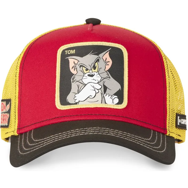 mutzen-gebogen-rot-snapback-tom-looney-tunes-von-capslab