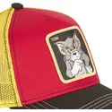 mutzen-gebogen-rot-snapback-tom-looney-tunes-von-capslab