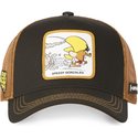 capslab-speedy-gonzales-spe3-looney-tunes-black-and-brown-trucker-hat