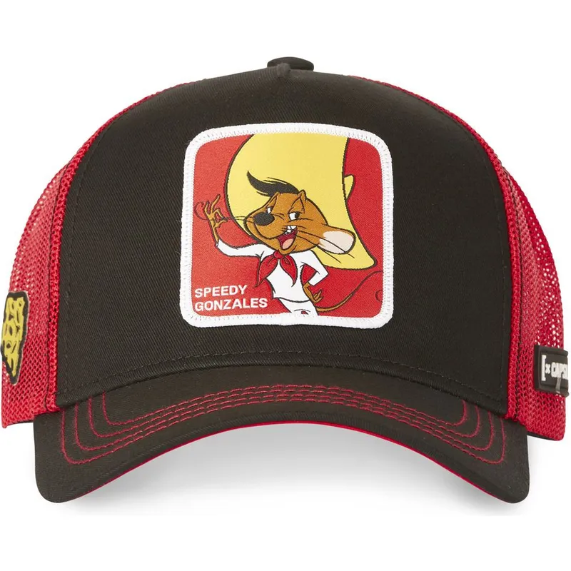 mutzen-gebogen-schwarz-snapback-speedy-gonzales-looney-tunes-von-capslab mutzen-gebogen-schwarz-snapback-speedy-gonzales-looney-tunes-von-capslab