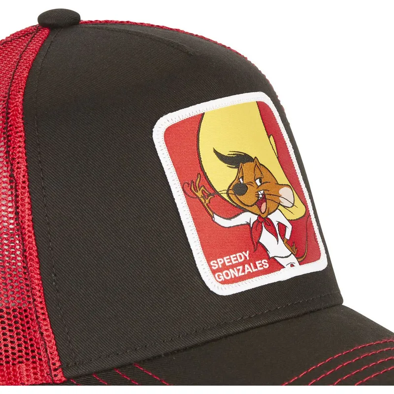 mutzen-gebogen-schwarz-snapback-speedy-gonzales-looney-tunes-von-capslab mutzen-gebogen-schwarz-snapback-speedy-gonzales-looney-tunes-von-capslab