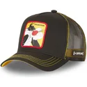 casquette-trucker-noire-sylvestre-sy1-looney-tunes-capslab