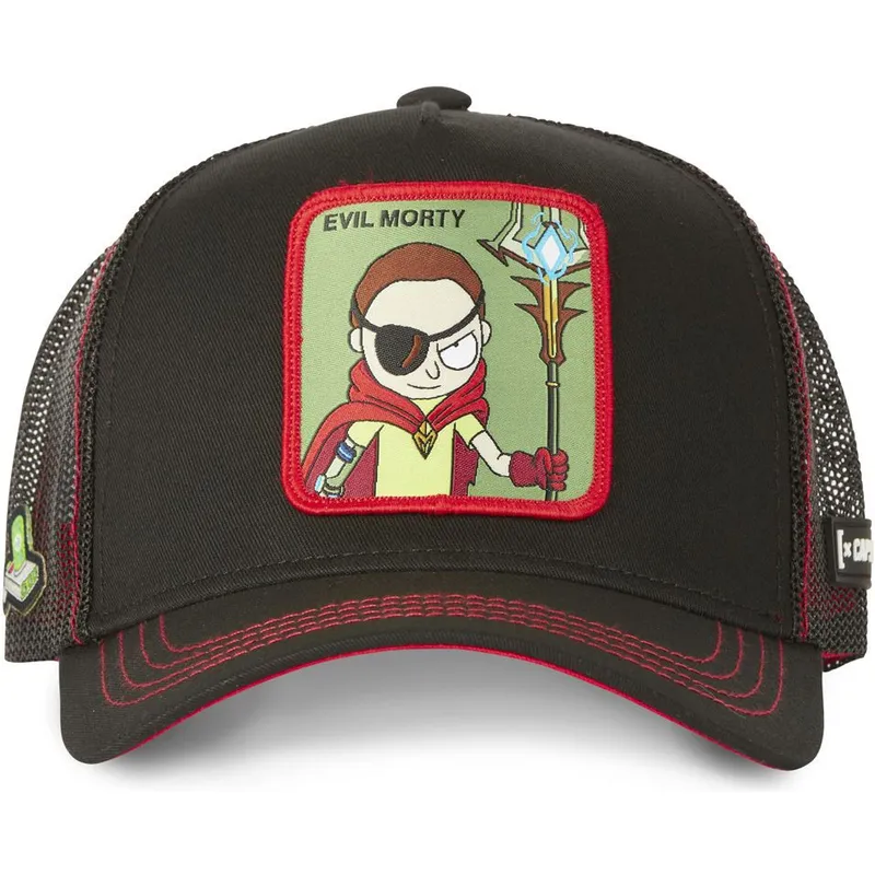 mutzen-gebogen-schwarz-snapback-morty-smith-rick-und-morty-von-capslab mutzen-gebogen-schwarz-snapback-morty-smith-rick-und-morty-von-capslab