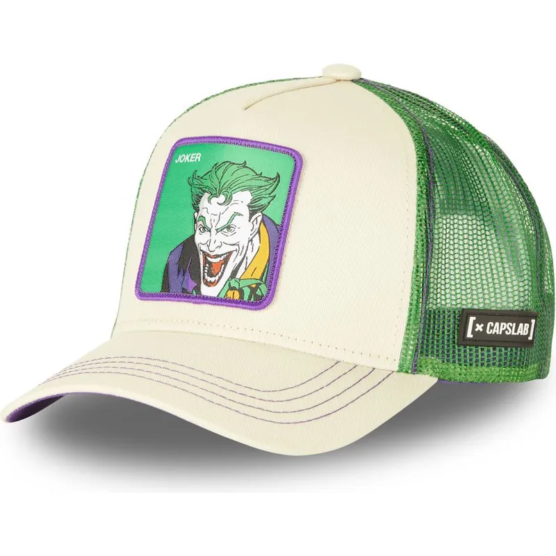 mutzen-gebogen-beige-snapback-joker-dc-comics-von-capslab mutzen-gebogen-beige-snapback-joker-dc-comics-von-capslab