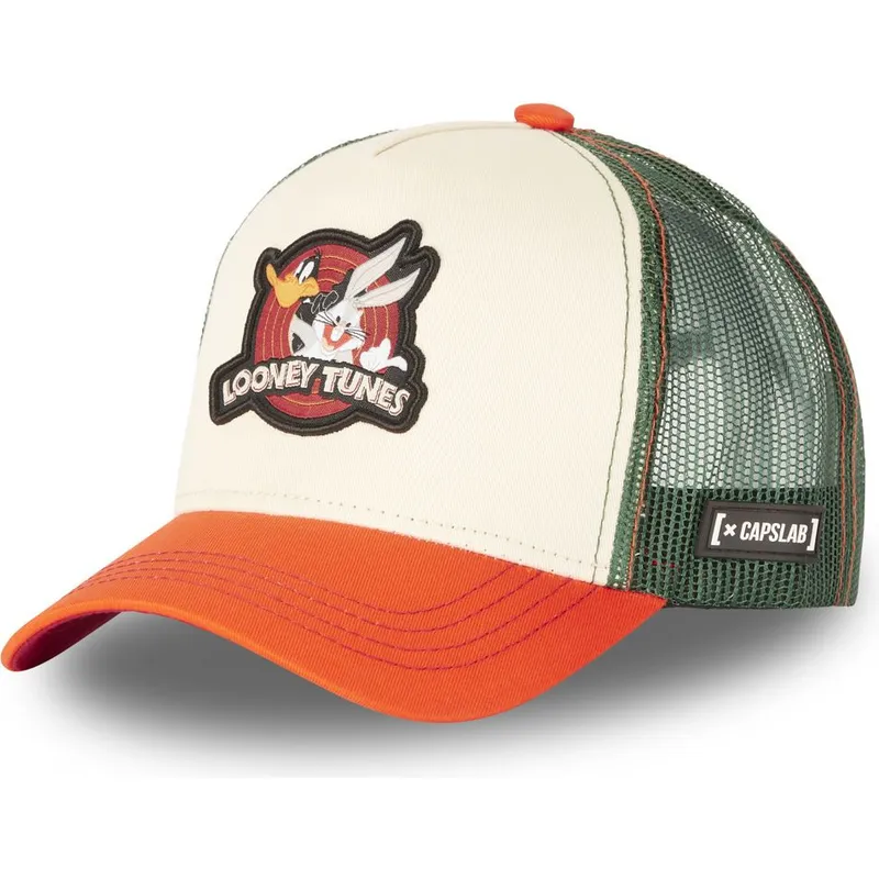 mutzen-gebogen-beige-snapback-bugs-bunny-und-daffy-duck-looney-tunes-von-capslab mutzen-gebogen-beige-snapback-bugs-bunny-und-daffy-duck-looney-tunes-von-capslab