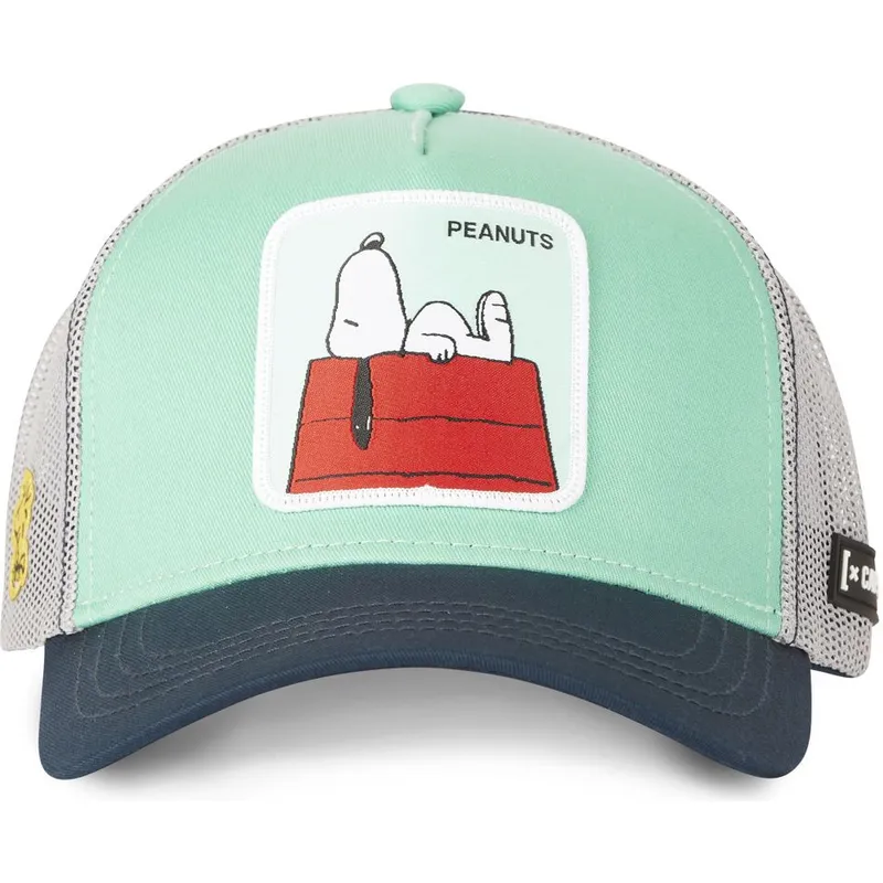mutzen-gebogen-grun-snapback-snoopy-erdnusse-von-capslab mutzen-gebogen-grun-snapback-snoopy-erdnusse-von-capslab