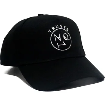 Czarna regulowana czapka z daszkiem Trusts No.1 Black White Logo marki The No.1 Face