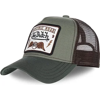 Gorra trucker verde SQUARE6 de Von Dutch