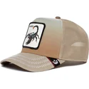 cappellino-trucker-beige-scorpione-deadly-get-over-here-the-farm-di-goorin-bros