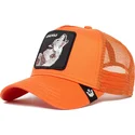 gorra-trucker-naranja-lobo-the-lone-wolf-the-farm-de-goorin-bros