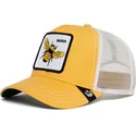 gorra-trucker-amarilla-y-blanca-abeja-the-queen-bee-the-farm-de-goorin-bros