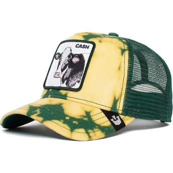 Gorra trucker verde vaca Cash Acid Cow The Farm de Goorin Bros.