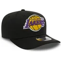 gorra-curva-negra-snapback-9fifty-stretch-snap-de-los-angeles-lakers-nba-de-new-era