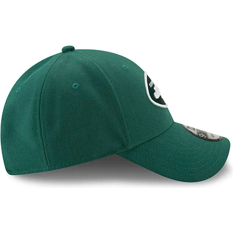 mutzen-gebogen-grun-verstellbares-band-9forty-the-league-der-new-york-jets-nfl-von-new-era