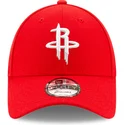 cappellino-curvo-rosso-regolabile-9forty-the-league-dei-houston-rockets-nba-di-new-era