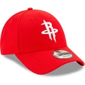 cappellino-curvo-rosso-regolabile-9forty-the-league-dei-houston-rockets-nba-di-new-era