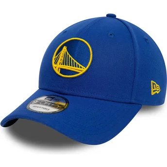 Gorra curva azul ajustable 9FORTY The League de Golden State Warriors NBA de New Era