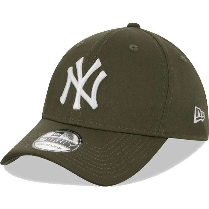 cappellino-curvo-verde-regolabile-39thirty-league-essential-dei-new-york-yankees-mlb-di-new-era