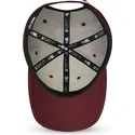 mutzen-gebogen-rot-verstellbares-band-granate-9forty-diamond-era-der-new-york-yankees-mlb-von-new-era